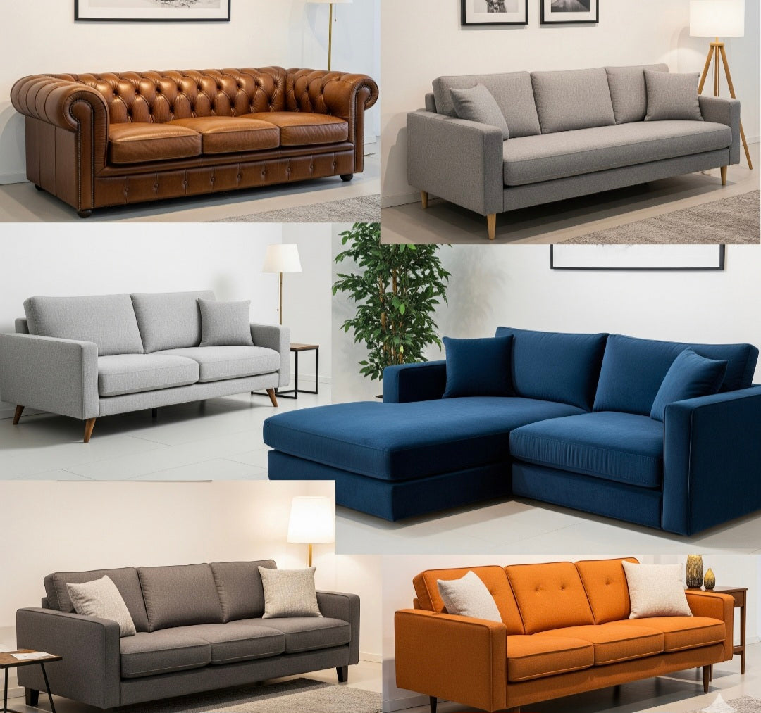 The Modern Comfort Fabric Sofa